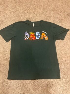 Dada CARS t shirt emerald green size L